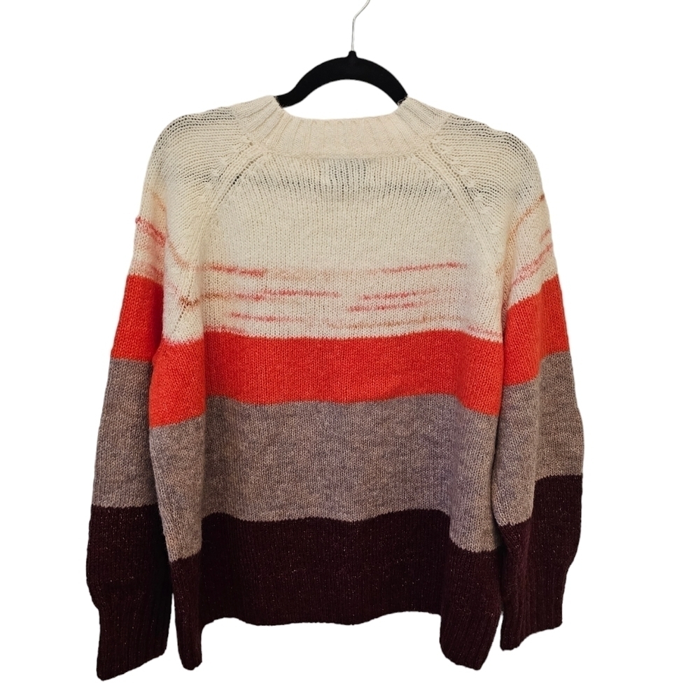 Nwt Old Navy Large Wool Blend Color Block Pullove… - image 2